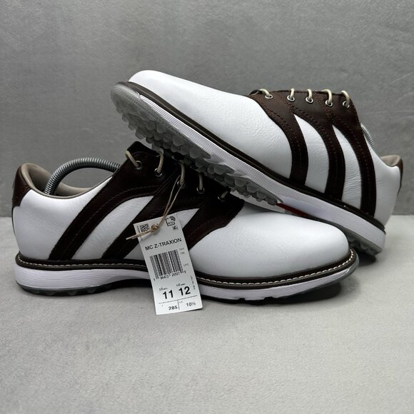 adidas‎ MC-Z Traxion Mens Size 11 Golf Shoes White Leather Spikeless NEW